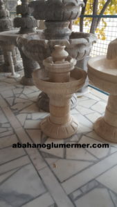 mermer bahçe fıskiyesi