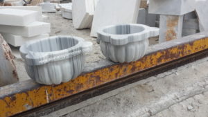 çizgili banyo kurnası
