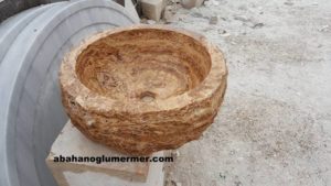 doğal mermer lavabo