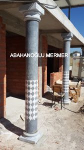 afyon gri mermerden sütunlar çuk-024 ölçüleri : fiyatı : satın al :