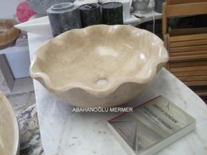 mermer çiçek modeli lavabo em-047 ölçüleri : 45x15 cm fiyatı 650 tl