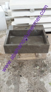 mermer lavabo çeşitleri em-075 ölçüleri : 45x55z15 cm fiyatı : 1250 tl