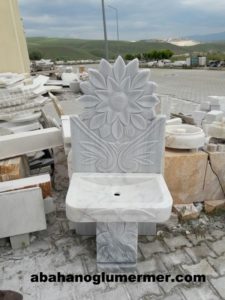 mermer bahçe çeşme modelleri