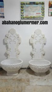 aynalı mermer kurna