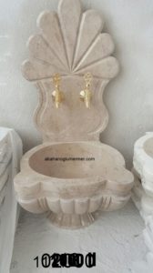 aynalı mermer kurna