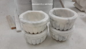 damarlı mermer kurna
