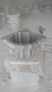 marmara kavun dilimli cizgili köşe kurnası ku-47 ölçüleri : 45x25 cm fiyatı : 450 tl