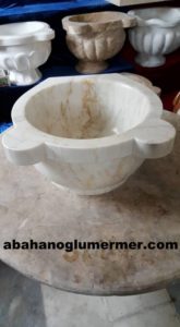 sarı renkli mermer kurna